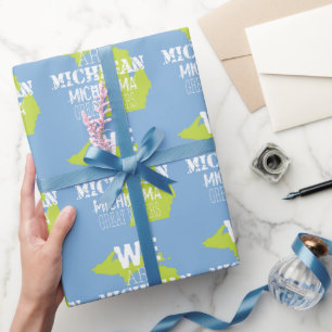 Papel De Presente Tribal Michigan Michigama Excelente Watts Up North