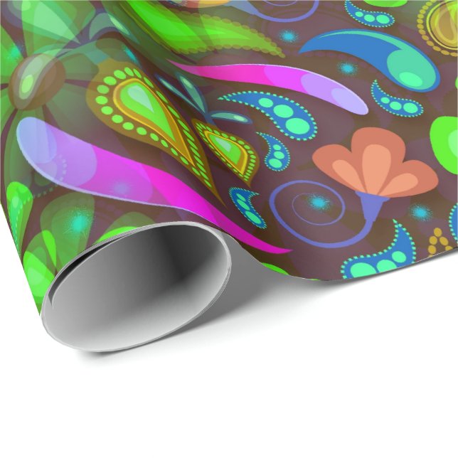 Papel De Presente Tribos (Ponta do rolo)