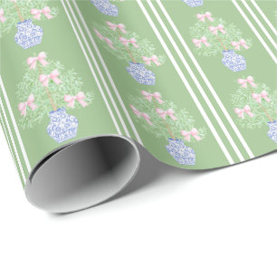 Papel De Presente Troia de papoila do milênio da árvore de Natal