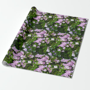 Papel De Presente Trombetas Violetas