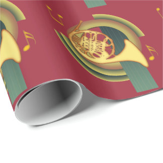 Papel De Presente Trompa francesa de Deco