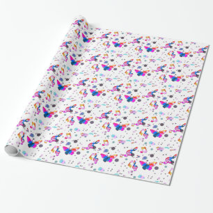 Papel De Presente Trompet Section Blue Music