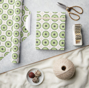 Papel De Presente Tropic Slice Leafy Green