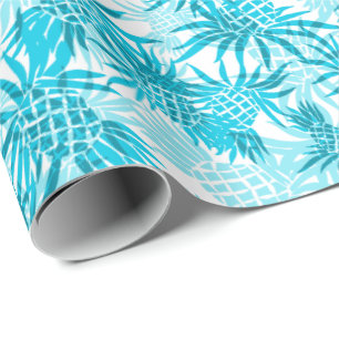 Papel De Presente Tropical de Pineapple Camo Hawaiian