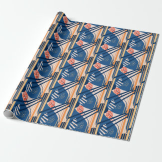 Papel De Presente Tropical Floral: Cabeçalho Moderno