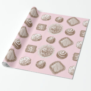 Papel De Presente Trufas de Chocolate