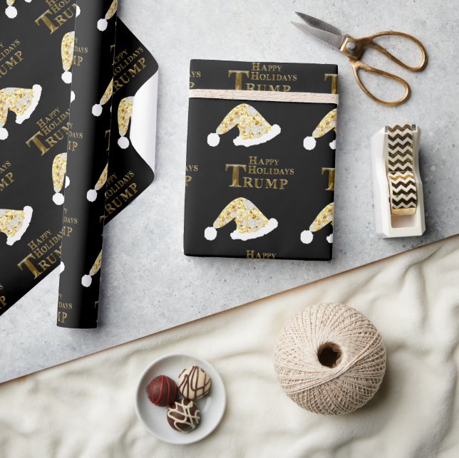 PAPEL DE PRESENTE TRUMP 2024 (Artesanato)