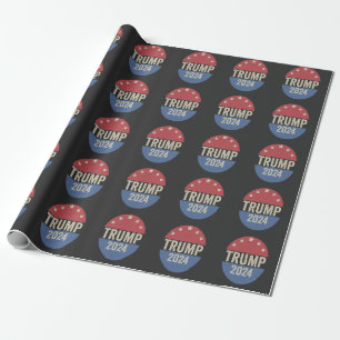 Papel De Presente Trump 2024 Volta A Votar Engraçada Armadilha Eleit