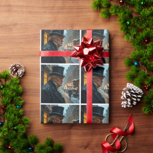 Papel De Presente Trump Bah Humbug