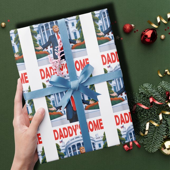 Papel De Presente Trump Daddys Home (Criador carregado)