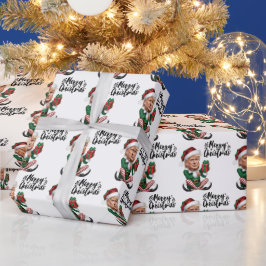 Papel De Presente Trump Elf MAGA Holiday Wrapt Paper