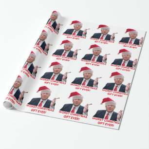 Papel De Presente Trump, o pior presente de Natal de sempre!