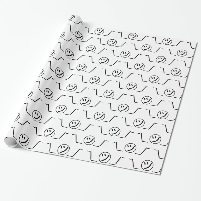 Papel De Presente Tsu Kana Shrug Emoticon ¯\_ ㋡_/ movimento Japonês  (Desenrolado)