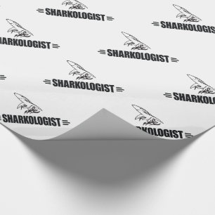 Papel De Presente Tubarão Engraçado