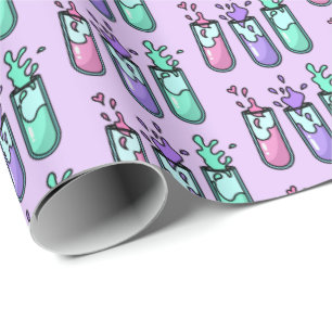 Papel De Presente Tubos de Teste Turbulentos