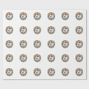 Papel De Presente Tudo Bom de Tempero de Abóbora Halloween Esqueleto