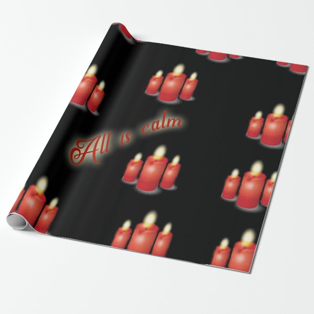 Papel De Presente Tudo Exclusivo é Calmo (Desenrolado)