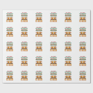 Papel De Presente Tudo O Que Se Quer No Natal São Canecas De Brinde 