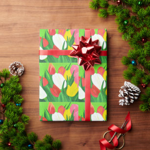 Papel De Presente Tulipas2