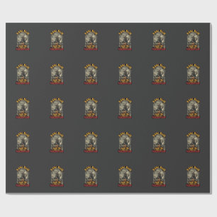 Papel De Presente Túmulo de Casa Assombrada de Halloween Já Pronto