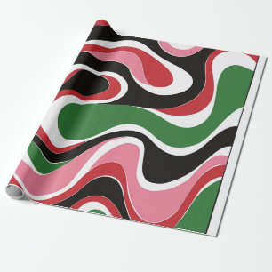 Papel De Presente turbilhões de natal