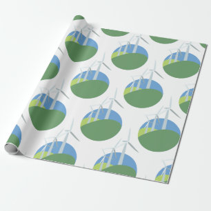 Papel De Presente Turbinas eólicas
