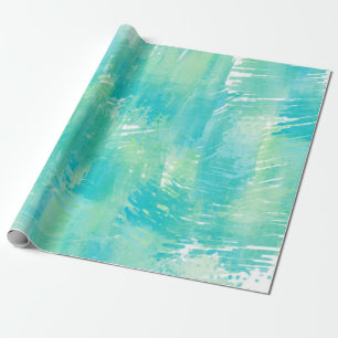 Papel De Presente Turquoise Mint Abstrato