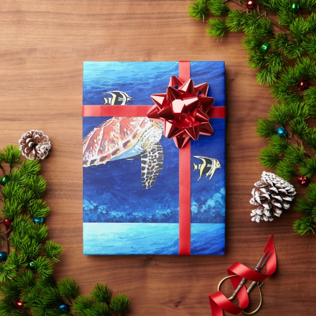 Papel De Presente Turtley Awmanutenção (Presente de Natal)