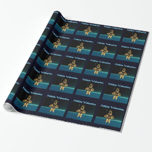 Papel De Presente Tuvaaq - caçador do Inuit do Fractal