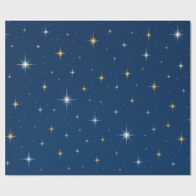Papel De Presente Twinkle twinkle star (Aberto)
