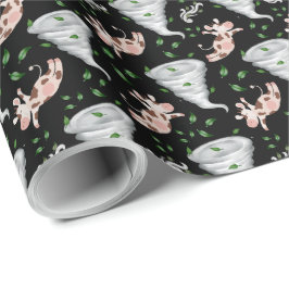 Papel De Presente Twisters Tornado Gift Wrapping Paper - Black