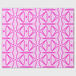 Papel De Presente Two Toned Pink Pattern Wrapping Paper