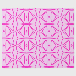 Papel De Presente Two Toned Pink Pattern Wrapping Paper