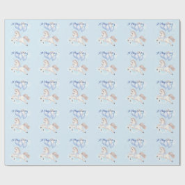 Papel De Presente Um aniversário mágico com um Unicórnio