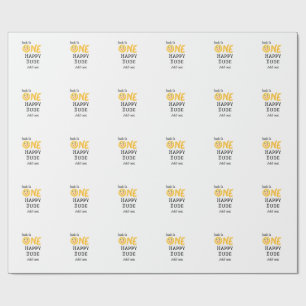 Papel De Presente Um cara feliz 1rua feliz Aniversário sorrido amare