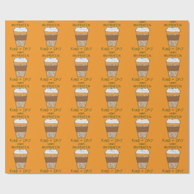 Papel De Presente Um Dia de Ibuprofeno Venti (Aberto)