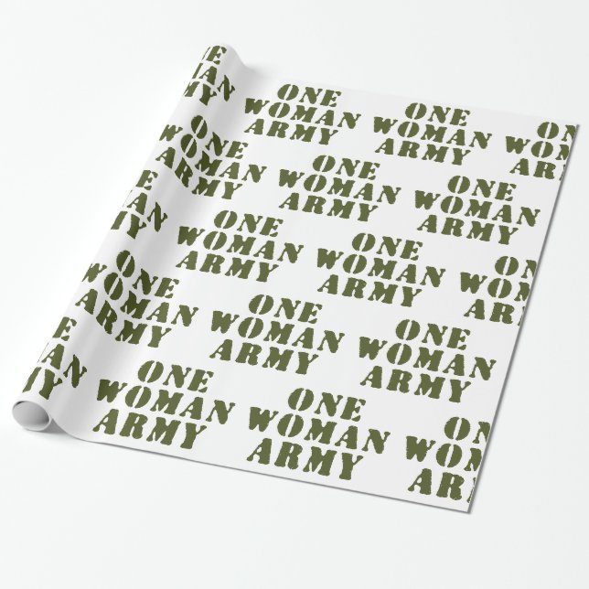 PAPEL DE PRESENTE UM EXÉRCITO DE MULHERES (Desenrolado)