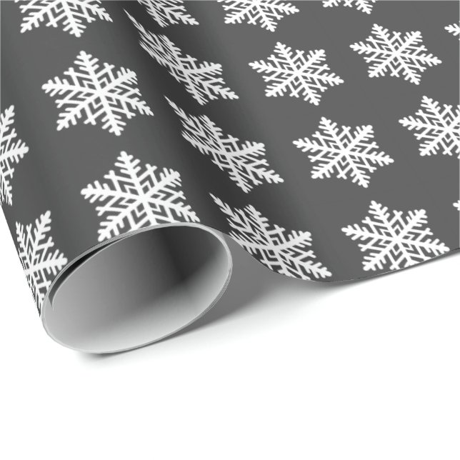 Papel De Presente Um Floco de Neve Solteiro (Ponta do rolo)