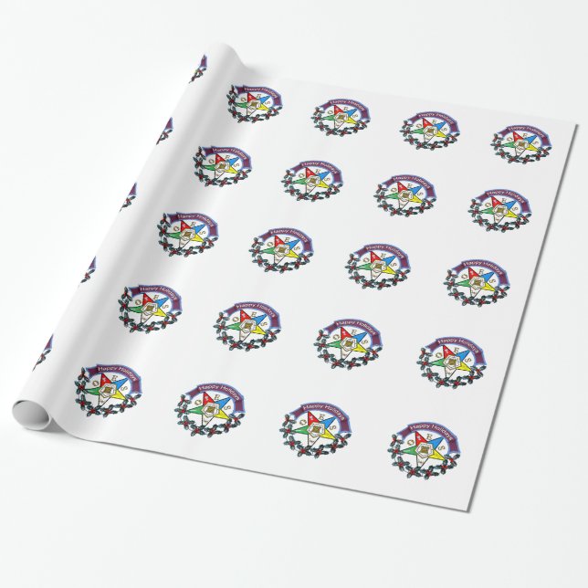 Papel De Presente Um Natal de OES (Desenrolado)