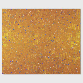 Papel De Presente Um Ouro Inspirado em Klimt