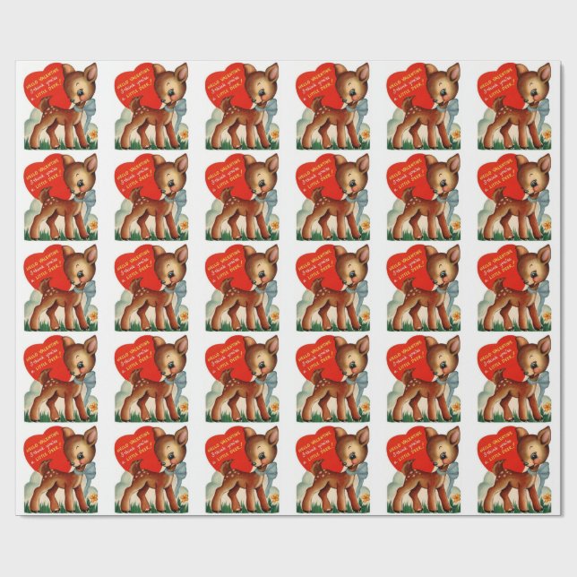 Papel De Presente Um papel de envolvimento pequeno dos namorados | (Aberto)