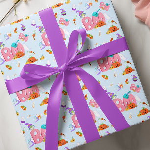 Papel De Presente Um Pequeno Fantasma Boo, Chá de fraldas de Hallowe