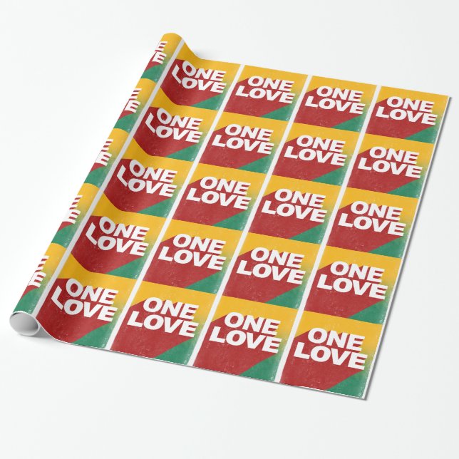 Papel De Presente Um Poster de amor (Desenrolado)