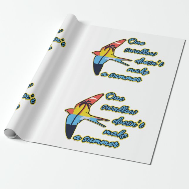 Papel De Presente Uma andorinha não faz um verão (Desenrolado)