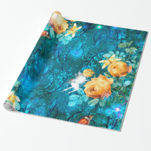 Papel De Presente Uma Fada no Jardim Série Design 11