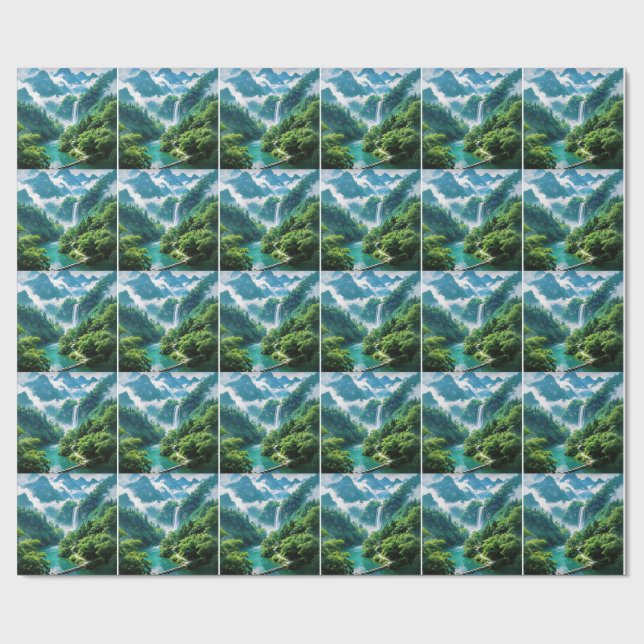 Papel De Presente Uma Melodia Revitalizante 033 (Aberto)