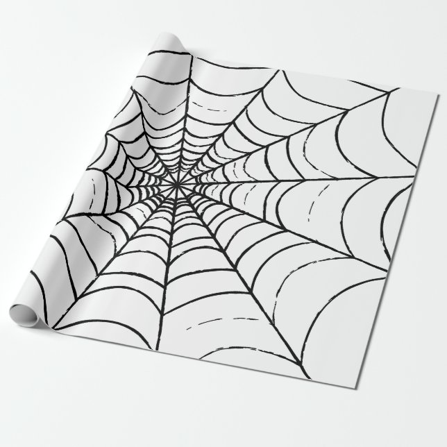 Papel De Presente Uma Web de aranha simples (Desenrolado)