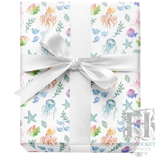 Papel De Presente Under the Sea Wrapping Paper (Criador carregado)