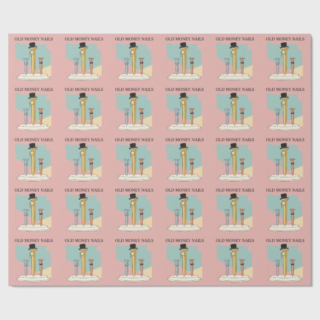Papel De Presente Unhas de Família (Aberto)