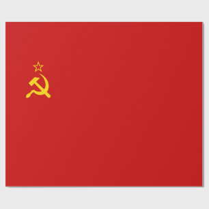 Papel De Presente União Soviética (URSS) (martelo comunista e foice